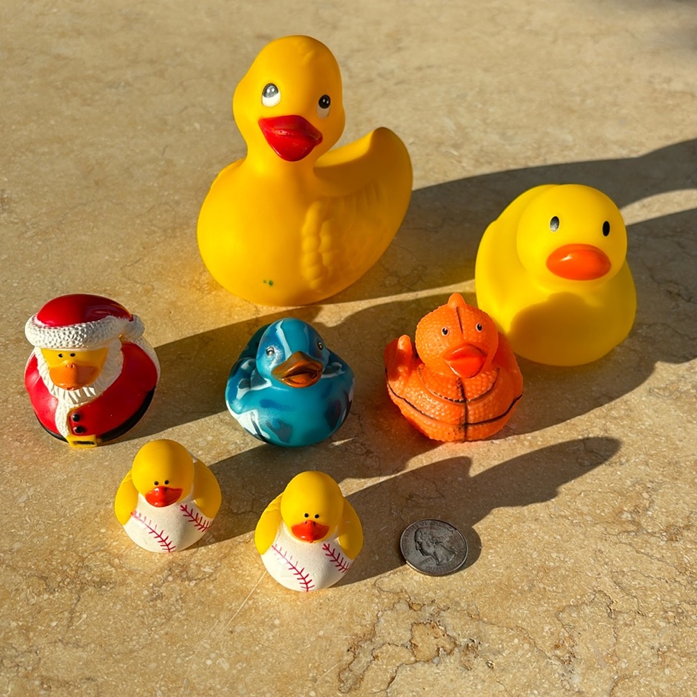 rubber ducks